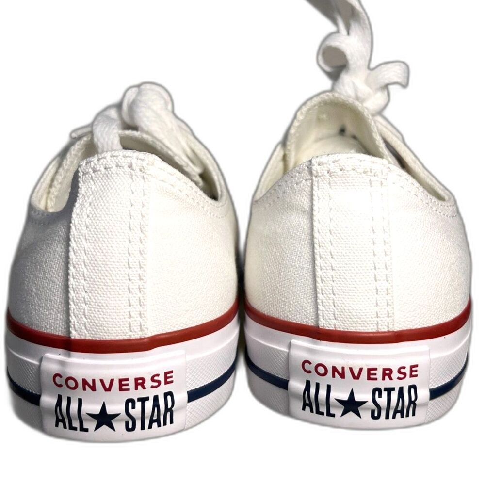 Converse Chuck Taylor All Star Unisex M-SZ7 W-SZ9 White Low Top Sneakers NEW - Picture 3 of 6